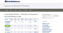 Desktop Screenshot of brokerreviews.org