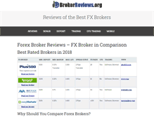 Tablet Screenshot of brokerreviews.org